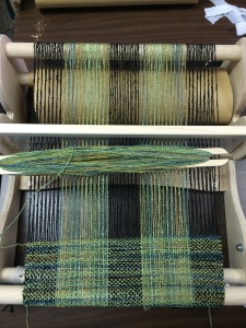 Weaving in Progress on a 15" Cricket Loom